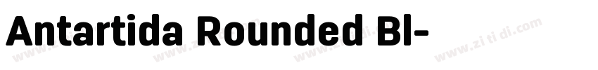 Antartida Rounded Bl字体转换